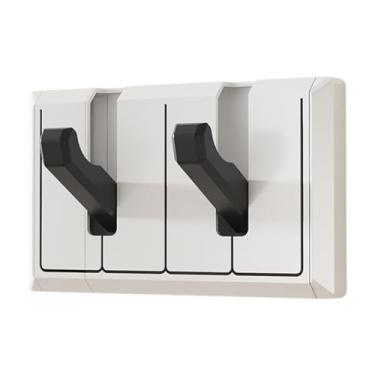 Imagem de Ioensy Aconselhamento de parede de parede Acessórios de ornamento exclusivos Acessórios para descendentes para baixo para descer para os chapéus de quarto de, 2 Peças