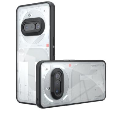 Imagem de Futanwei Capa para celular 3a resistente [leve] [resistente a arranhões] [proteção de grau militar] à prova de choque à prova de quedas para smartphone Nothing Phone (3a), transparente