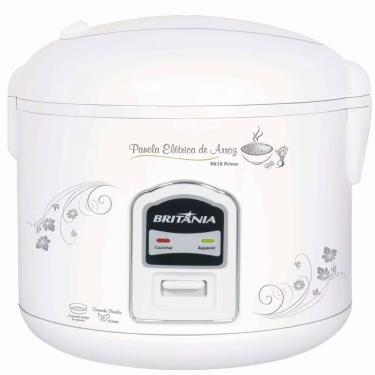 Imagem de PANELA DE ARROZ BRITANIA FAZ 10 XICARAS 700W banco 220V