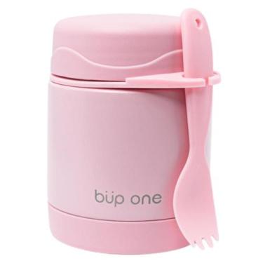 Imagem de Pote Térmico Com Talher 300Ml Rosa Büp One - BUP ONE