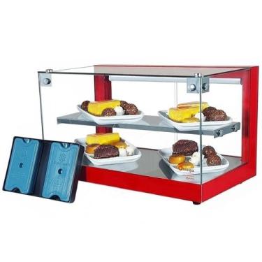 Imagem de B-VFD62 Vitrine fria Beta 62cm Vermelha Dupla - Com 12 Gelo-X - Bivolt