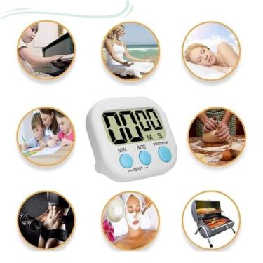 Imagem de Temporizador Cronômetro Cozinha Relógio Timer Digital  - WCAN