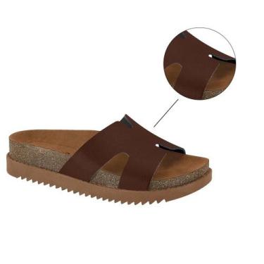 Imagem de Papete Tamanco  Feminino Moleca - Chocolate, Chocolate, 37, Feminino