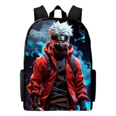 Imagem de Mochila Escolar Lançamento Naruto Masculina Juvenil Personalizada  - K