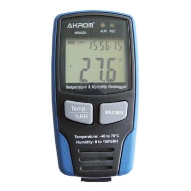 Imagem de Datalogger De Temperatura E Umidade Com Protetor E Cadeado