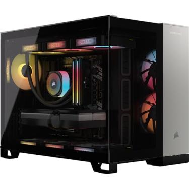 Imagem de Corsair Vengeance i5100 PC para jogos – CPU Intel Core i9-14900KF resfriada a líquido – GPU NVIDIA GeForce RTX 5080 – 32GB Dominator Titanium RGB DDR5 Memory – SSD M.2 de 2 TB – Preto