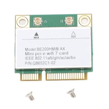 Imagem de Mini placa PCI E 7, 8774Mbps 2 bandas 2,4G 5G Gigabit placa de rede mini PCIE adaptador de interface com Bluetooth 5.4 BE200HMW para PC (sem antena)