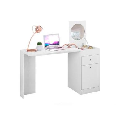 Imagem de Penteadeira com Espelho Desejo Branca - Móveis Albatroz