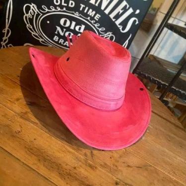 Imagem de Chapéu Country Rosa Pink Vaqueira Camurça Ana Castela - Rei Look
