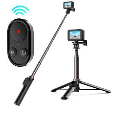 Imagem de Bastão 60cm com Controle para GoPro 12/11/10/9/8 e MAX - Telesin