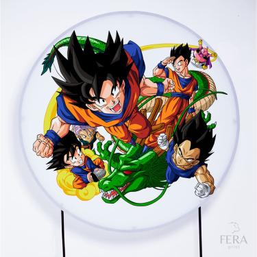 Imagem de Painel Decorativo para Festa 1,80x1,80 metros Vesti Fácil com Elástico Dragon Ball - Fera Print