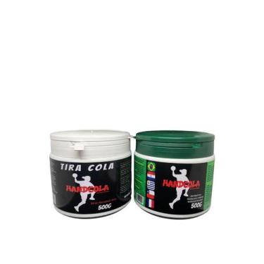 Imagem de Combo Cola 500g + Tira cola 500g Pasta - Handcola, Verde