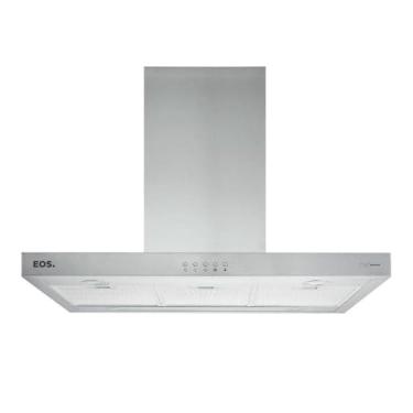 Imagem de Coifa e Depurador de Ilha Eos 90cm Chef Gourmet em Inox Tipo T Eco90it 110v
