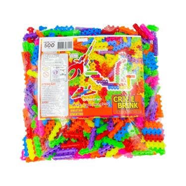 Imagem de Crie E Brink Pinos Encantados Saco 500 Pecas