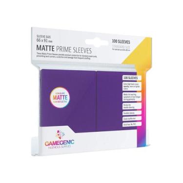 Imagem de Gamegenic: Matte Prime Sleeve (Roxo) - Galápagos - Galápagos Jogos