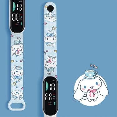 Imagem de Hello Kitty Kuromi Cinnamoroll My Melody Sanrio Anime Relógio LED Reló