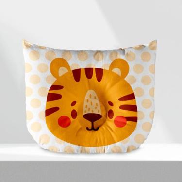 Imagem de Travesseiro para Bebê Anatômico Anti Refluxo Tigre Baby - Mega Loja do