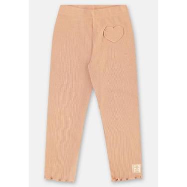 Imagem de Calça Legging Infantil em Ribana Up Baby, Marrom, 2