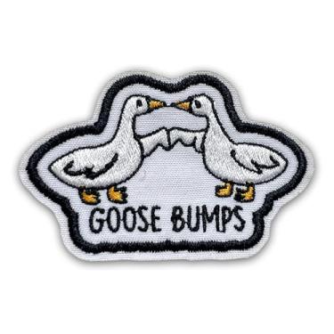 Imagem de Patch de ganso de 7,6 cm engraçado ganso bobo, animais fofos, meme de pato, humor, passar/costurar, tecido bordado, aplique para caminhoneiro, chapéus, roupas, mochila, acessórios faça você mesmo