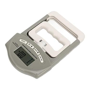 Imagem de Generic Testador de Força de Preensão Manual, LCD Display Medição de Força de Aderência Dinamômetro de Mão para Treinamento de Reabilitação para Uso Doméstico (Cinza)