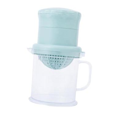 Imagem de Bothyi Espremedor de frutas manual, espremedor de limão portátil, prensa manual, extrator de compacto, de frutas cítricas para bebidas, laranja, Azul