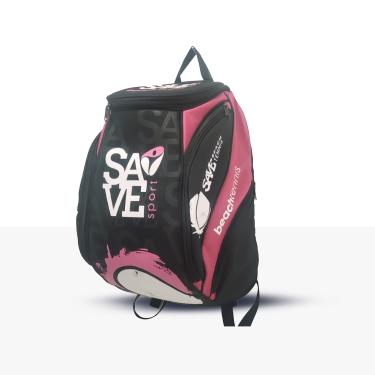 Imagem de Save Sport, Mochila Raqueteira Beach Tennis 10, Preto com Pink