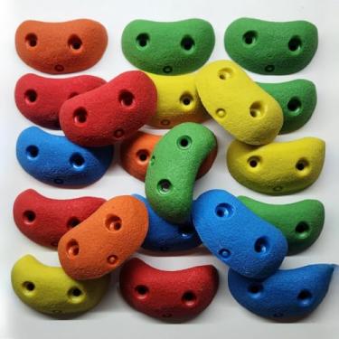 Imagem de Agarras de Escalada Infantil/Adulto Clinicas/Quartos Parede de Escalada(Com Parafusos Para Alvenaria,15)
