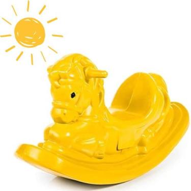 Imagem de Cavalinho de Balanço , Gangorra Infantil BE PLACE KIDS, Amarelo