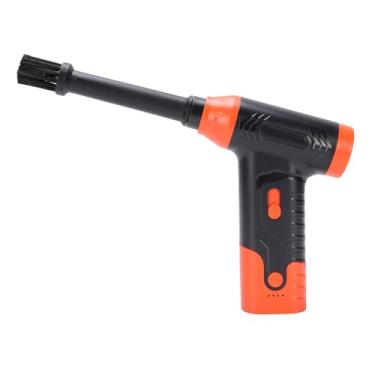 Imagem de RiToEasysports Vacão Sem Fio A Vacuum Air Duster Handheld Electric Air Blower 130000rpm Turbo de Alta Velocidade Com fã de Função de Dupla Função e Secagem Rápida para Teclado de Carro (Laranja)