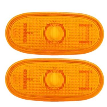 Imagem de Fydun Tampa de Luz do Marcador Lateral âmbar, Substituição Lente para Sprinter W906 2006-2018, A0038202956, 0038202956, Material ABS, Padrões OEM, Clipe sobre