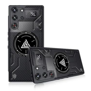 Imagem de NOUKAJU Capa para REDMAGIC 10 Pro/10S Pro/10 Pro Plus, capa de telefone refrescante, antiqueda, absorção de choque, resistente à fricção, proteção abrangente, capa protetora para Red Magic 10 Pro