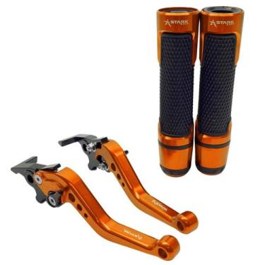 Imagem de Kit Manete Manopla Luva Moto Yamaha Nmax 160 Nmax160 Nmax - Stark Race