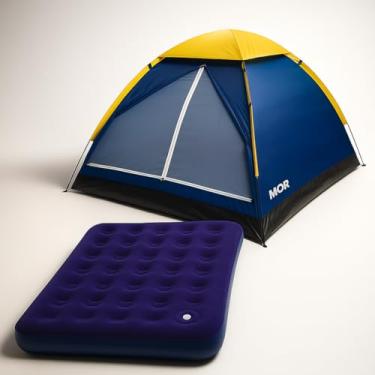 Imagem de Kit Barraca de Camping Mor 4 pessoas + Colchão de Casal inflável Com Fole