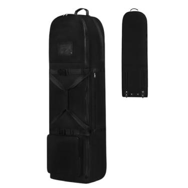 Imagem de Saco De Golfe De Viagem - Porta-Tacos Anti-Desgaste Com Rodas,Bolsa Impermeável Dobrável Para Tacos De Golfe Chapéus Roupas Prática Em Campo Viagem De Avião