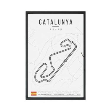 Imagem de Monaco Miami Fórmula 1 Pista Poster Arte De Parede Sem Moldura Para Sa