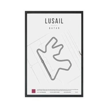 Imagem de Monaco Miami Fórmula 1 Pista Poster Arte De Parede Sem Moldura Para Sa