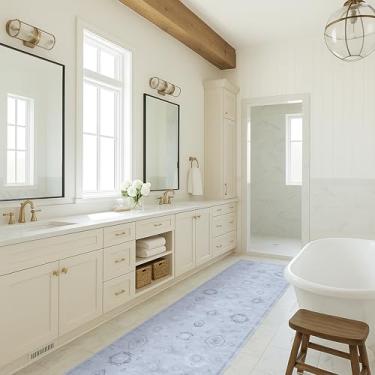 Imagem de Fame Rugs Tapete turco Lavável Vintage Oriental Inspirada Tradicional Tapete Pequeno Moderno Tapetes de Entrada Luxo Entrada Quarto Banheiro Cozinha (394GG, 2'5 x 1,69)