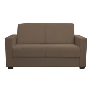 Imagem de Sofá 3 Lugares Confortável 1,60m Livia Gran Luxo Bellamado, Marrom