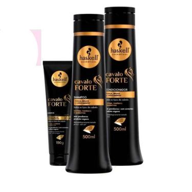 Imagem de Haskell Cosméticos Cavalo Forte Shampoo Cond 500ml Leave In