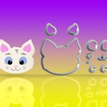 Imagem de Cortador Magali da Mônica Gato Mingau Tamanho 5cm