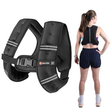 Imagem de Body Sport Colete com peso de 2,3 kg. Colete fitness ajustável para treinamento de força, corrida, caminhada e exercícios de resistência