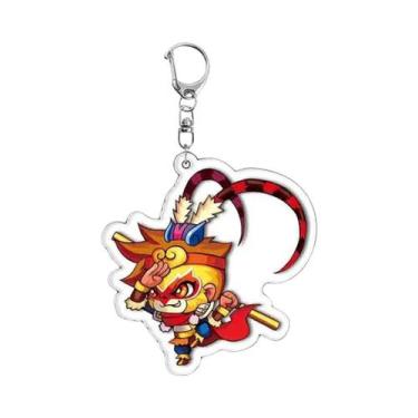 Imagem de Chaveiro De Acrílico Black Myth Sun Wukong Monkey King Para Fãs De Jog
