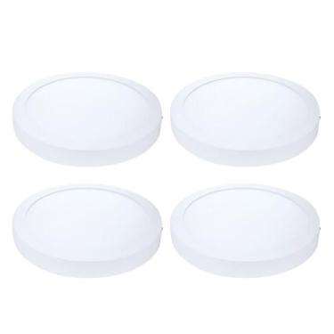 Imagem de Kit 4 Painel Plafon LED Sobrepor Red Neutra 4000K 24W 29cm - Avant