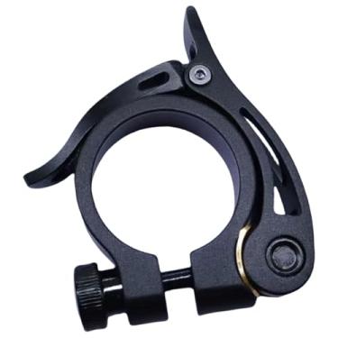 Imagem de YIJU Braçadeira para tubo de selim de bicicleta 31,8 mm Acessório de liga de alumínio Montagem simples Design ergonômico Peças de reposição leves