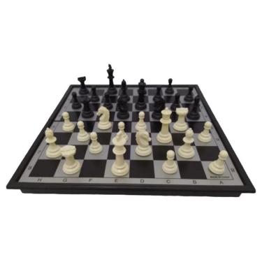 Imagem de Jogo De Xadrez Modelo Grande 31X31 Magnético Imã Dobrável