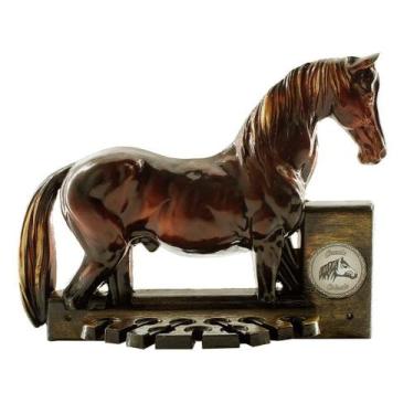 Imagem de Porta Espeto Cavalo Crioulo Suporte De Parede Churrasco - Gici Casa