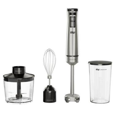 Imagem de Mixer Inox 3 em 1 Processador e Batedor De Claras Mix WAP, 220V, Preto