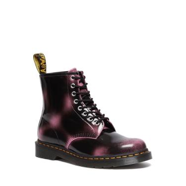 Imagem de Dr. Martens Bota moderna unissex 1460 Arcadia, rosa, 14 Women/13 Men