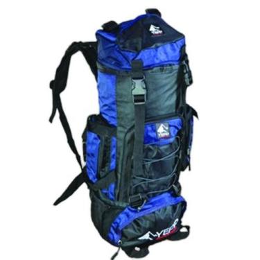 Imagem de Mochila Camping Yepp Trilha 55L Impermeável Mc3022 Azul - Yepp By Sh8