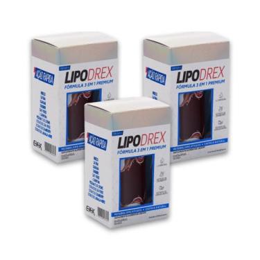 Imagem de Lipodrex Kit 3 Potes Exx Nutrition Termogenico